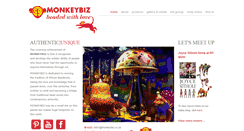 Desktop Screenshot of monkeybiz.co.za